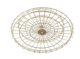 2 Tier Fruit Basket Iron Round Golden Nordic Household Snack Storage Tray for Party Desktop Kitchen V1294-YM0717-3115220084911