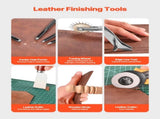 Leather Working Tools Kit, 61 PCS Leather Craft Tools with Portable Canvas Storage Bag, Engraving V952-PGGJTZFBGJB5FH3UMV0