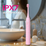 Green 3 Modes Sonic Electric Toothbrush with Smart Timer - IPX7 Waterproof, 60 Day Battery Life, V888-ELOSUNG56305-3