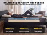 Giselle 25cm Single Memory Foam Mattress Gel Infused Foam Removable Cover FOAM-D-MFM-ECLIPSE-H025-S