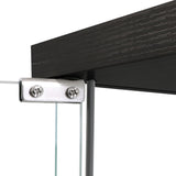 Stacked Display Storage Cabinet Glass Black DBOX1002-4-BK_NZ