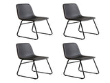 Levede 4x Dining Chairs Kitchen Table CH1111-2-BKX2
