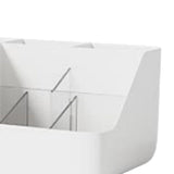 Makeup Organizer Multifunctional Skincare Cosmetic Storage with 2 Drawers for Vanity Desktop White V1294-YM0901-3117240232211