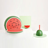 Vetreska Fruity Portable Cat Kitty Toilet Litter Box Tray House Lid Scoop Set Watermelon V610-VK10-WM