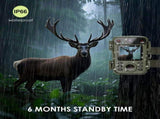 32MP 1080P Infrared Night Vision Scouting Camera, IP66 Waterproof Outdoor Wildlife Sensor Camera V888-ELOSUNG55137