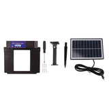 Automatic Chicken Door with Timer Solar Battery Powered LED Display Double Doors Electric Chicken V1294-YM0901-3111240005312