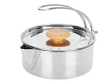 Stainless Steel Kettle Portable Folding Coffee Tea Pot for Outdoor Barbecue Camping Picnic V1294-YM0901-3111200245811