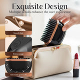 Mini Hair Straightener, Rechargeable & Cordless 3-Temp Hot Brh, Portable Styler for Smoothing, V1258-DP02-F-398