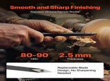 Wood Lathe Turning Tool Set, 4PCS, Lathe Roughing Finishing and Detailing Hollow Tool with Wooden V952-MBMGCDYTSYDPUN4IX001V0