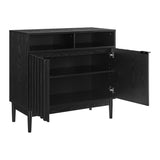 Sarantino Eleni 2-Door Sideboard - Black TBL-751-00-BLK