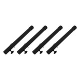 4pcs Table Leg Extenders 44cm Steel Table Leg Risers for Folding Tables Straight Bent Leg V1294-YM0706-3117230138311