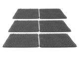 6 Pcs Chicken Nesting Box Pads PE Chicken Nesting Pads for Coop Chicken Egg Laying Accessory Grey V1294-YM0706-3111230177313