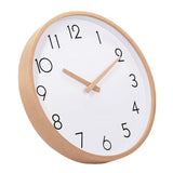 Non Ticking Silent Quartz Battery Operated Round Easy to Read Clock for Home/Office/School 12 Incn V1369-AZ3-W-03564