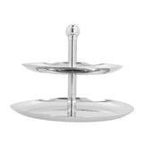 Fruit Tray Stainless Steel 2 Layers Multifunctional Durable Self Service Cupcake Stand for Home V1294-YM0710-3118210271911