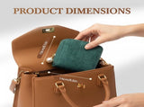 Travel Jewelry Case, Small Velvet Jewelry Pouch Bag with Zipper, Mini Portable Organizer for V1258-DP02-F-850