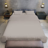 4pc 1000 Thread Count Cotton Rich King Bed Sheet Gift Pack CVC Microfibre Blend in Silver CVC-10KS-SL