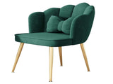 Velvet Living Room Chair Set of 2 PCs - Green V957-AM0015K