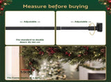 Jingle Jollys Christmas Garland Hook Wreath Hanger Fits 85-160CM Door No Drill XM-F-HOOK-GAR-170-BK