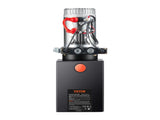 Hydraulic Pump, 6 Quart Hydraulic Power Unit, Double Acting Dump Trailer Pump, 0.91 GPM Flow Rate, V952-YXYYB12VZLDJJW6ZGV0