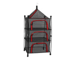 Hanging Drying Mesh Foldable 4 Layer Multifunctional Thickened Hanging Mesh Net for Clothes Fish Red V1294-YM0901-3117240230011