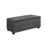 Artiss Storage Ottoman Blanket Box 97cm Linen Grey OTM-L2-LINEN-GY