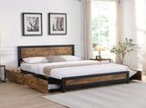 Levede Metal Bed Frame Double Mattress BFDR1047-D