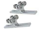 2Pcs Wheel Trolley T Shape Welded Roller Trolley Stable Bearing Track Roller Wheels for Track V1294-YM0703-3114230034811