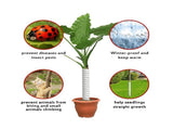 6 PCS Tree Trunk Protector, Plastic Spiral Tree Guard-Tree Bark Protector Tube Wraps to Protect V1369-AZ3-W-15370