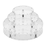 35 Holes Lollipop Stand 3 Tiered Round Acrylic Transparent Candy Display Holder Party for Birthday V1370-AZ4-12738