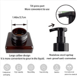 10 Pack Foaming Soap Dispenser 15Oz Refillable Foam Liquid Hand Soap Empty Plastic Pump Bottle V1369-AZ3-W-11757