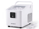 Devanti Ice Maker 11-12kg Portable Bullet Cube Machine White IM-ZB-E-11WL02-WH