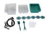 Plant Starter Kit Reusable Plant Germination Kit with Humidity Vented Dome Full Spectrum LED Grow V1294-YM0901-3111250039111