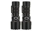2PCS LED Super Bright Flashlights USB Rechargeable Telescopic Zoom Flashlight for Home Outdoor V1294-YM0901-3117240279111