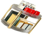 Makeup Storage Holder Rack Transparent 2 Tier Multifunctional Countertop Cosmetic Organizer for Home V1294-YM0901-3117240146011