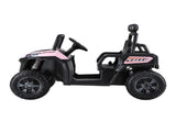 Rigo Kids Ride On Car Electric Toys Cars Headlight Music Remote Control Pink RCAR-UTV-2S-PK