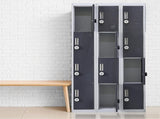 12-Door Locker for Office Gym Shed School Home Storage - 4-Digit Combination Lock V63-839041