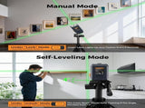 Cigman Line Laser, 100ft Self Leveling Laser Level with Magnetic Bracket, Green Laser Level for V413-CM-G01