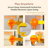 Pet Puzzle Spinning Feeder 360&deg Slow Feeding Portion Control, Clip-On Installation, Eat While V1232-CWZZWSQ-001