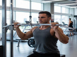 48" Lat Pulldown Bar Cable Attachment Gym Handle for Back & Strength Training V63-782625