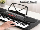 Alpha 49 Key Electronic Keyboard Portable Digital Piano Musical Instrument Black EK-M49-BK