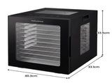Morphy Richards 10-Shelf Food Dehydrator with 10 Preset Programs and Timer MRFD10SS