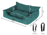 PaWz Pet Car Booster Seat Dog Protector L Green Large PT1169-L-GN