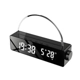 Digital Clock,Mirror Bedside Clock,Intelligent Bedroom Clock,Sunrise Alarm Clock,Dual Alarms,Two V1369-AZ3-W-10897