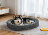 Pawz Orthopedic Plush Dog Bed Soft Washable Pet Bed Grey Cosy Cushion XXXL Size PT1354-XXXL-GY-AU