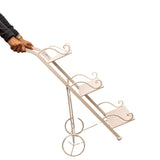 Bordeaux 3 Tier Cart Trolley Plant Stand 78cm V637-48116CRT