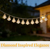 100Pcs Clear Plastic Lamp Bulb Covers for LED String Lights Weatherproof Outdoor Use V1369-AZ3-W-14221