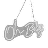 Oh Neon Sign Acrylic USB Powered Wall Decor Neon Light for Bar Wedding Holiday Party Birthday V1294-YM0706-3119230136412
