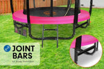 Kahuna Trampoline 8 ft with Basketball Set - Pink TRA-KAH-08-PK-BB