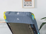 Chaise Lounger Cushion, Thick Padded Seat Cushion Reclining Chair Rocking with Ties, Soft and V1370-AZ4-06597