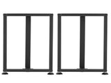 Table Legs, 740 x 450 mm Square T Shape Steel Furniture Legs, Modular Design, Easy Assembly, V952-ZTCFKFXTK281F1QMG001V0